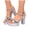 Silver, variant on Platform Heels for Women Chunky High Heel Sandals with Ankle Strap Open Toe Dress Shoes for Work Party Evening Wedding White Size 7