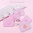 thumbnail image 4 of Creative PU Girl Heart Card Holder Pink Card Holder Small Fresh Student Personalized Coin Purse Mini Change Pouch, 4 of 9