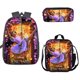 thumbnail image 3 of Mochila escolar de tres piezas para niños y niñas de Disney, bolso de hombro, mochila escolar para estudiantes, mochilas para estudiantes Encanto, juego de estuches para lápices, 3 of 5