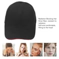 thumbnail image 4 of Gorra De Protección Contra Radiación, Forro De Fibra Plateada, 58-64 Cm, Sombrero De Bloqueo EMF Negro Ajustable, Alta Eficiencia Para La Vida Diaria, Trabajo De Oficina, 4 of 7
