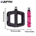 thumbnail image 4 of ZTTO 1 par de bicicletas Pedal plano Antideslizante Color Sólido Ciclismo Al Aire Libre Pedales de Montaña Pedales de Ciclo Piezas de Ciclo Ajuste Adjunto Negro seitruly OD002861-01B, 4 of 7