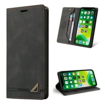 For Samsung Galaxy S25 Wallet Case, PU Leather RFID Blocking Card Slots Magnetic Flip Holder Slim Durable Protective Phone Case Cover For Samsung Galaxy S25, Black