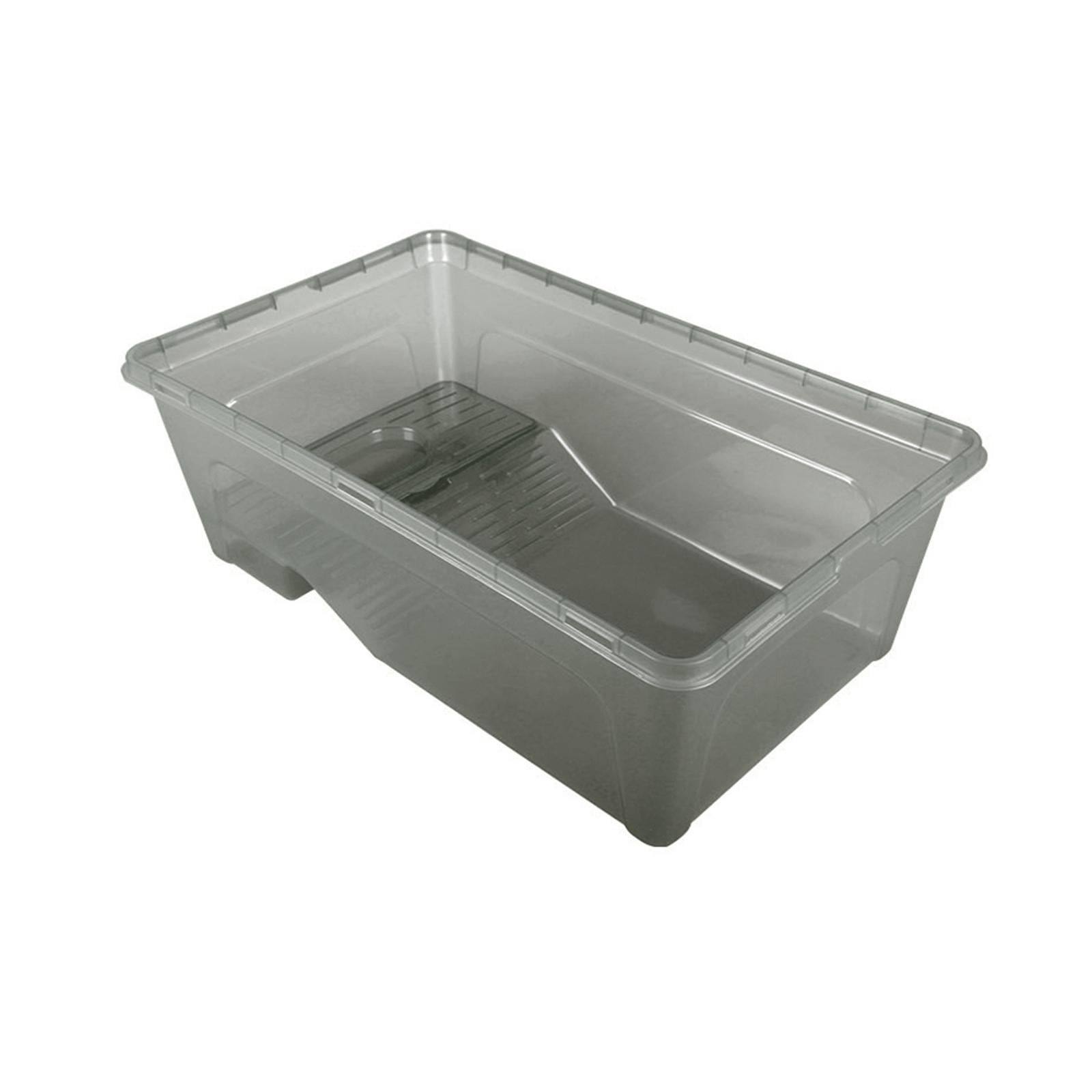 Turtles Tank Aquarium Durable Supplies Accessories, Basking Ramp Turtle Habitat Reptile Habitat for Amphibians, Small Reptile , Black M