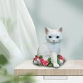thumbnail image 3 of kurtrusly Figurine de Chat Moderne 1/2/3/5 Statue en Résine Collection Décoration de Jardin Chambre pour Rose 1 Pce, 3 of 6