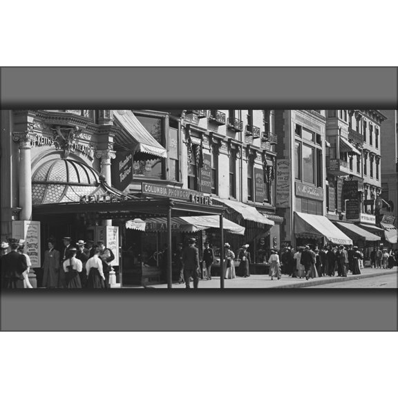 24"x36" Gallery Poster, 1906 TremontSt Boston USA byDetroitPublishingCo LC detail