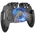 thumbnail image 1 of [The Latest Version] Mobile Game Controller 4 Trigger with 4000mAh Power Bank Cooling Fan for PUBG/Call of Duty/Fotnite [6 Finger Operation] L1R1 L2R2, 1 of 5