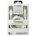 thumbnail image 5 of Liquipel Powertek Woven USB-A to USB-C - White, 5 of 8