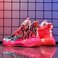 thumbnail image 4 of BINQER Unisex Fluorescent Basketball Shoes Sneakers Super Light High Top Graffiti Style Combat Basketball Boots, 4 of 7