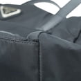 thumbnail image 5 of Pre-Owned Prada Triangle Logo Plate Handbag Black Nylon Leather Women's PRADA, 5 of 10