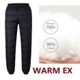 thumbnail image 4 of SYOKYO1980 Men's Winter Warm Packable Down Pants Compressor Snow Trousers (Small), 4 of 10