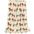 thumbnail image 2 of Sikiie Dachshund Dog Puppy Ultra-Soft Micro flannel Blanket Luxury All Seasons Warm Blanket for Bedding Sofa and Travel (4 sizes)-50"x40", 2 of 7