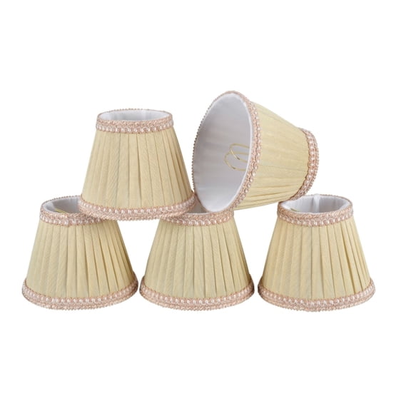 Aspen Creative Corporation 5'' Fabric Empire Candelabra Shade (Set of 5)