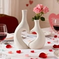 thumbnail image 5 of Mlkoz Valentine's day Decor, Vase Plastic Vase Non Fragile Vase Decorative Art Tabletop Decoration Warm House Gift Wedding Dining Table Bookshelf Art Decoration, Women Gifts, 5 of 9