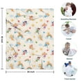 thumbnail image 4 of Pastel Fairy Rainbow Pattern Blanket,Comfortable Soft Flannel Throw Blanket,All Season,Warm Lightweight Blankets for Sofa Bed Couch Living Room Chair,30"x40", 4 of 4