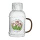thumbnail image 2 of Vaso de vidrio para helado, decoración con diseño floral, novedoso hervidor portátil para Pava, 2 of 9
