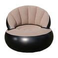 thumbnail image 2 of Portable Inflatable Sofa, Pvc Recliner With Quick Inflation, for Camping and Indoor Lounging, Brown, 2 of 6