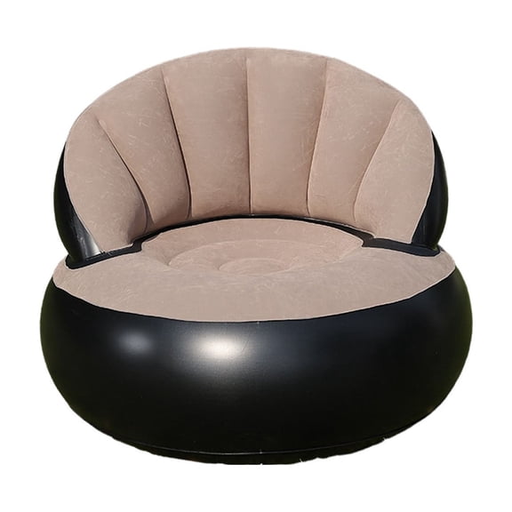 HuiXinOu Portable Inflatable Sofa with Recliner Function, Folding Lazy Camping Sofa, Indoor Outdoor Inflatable Lounge Chair, Compact Camping Furniture for Travel Patio and Dorm Use