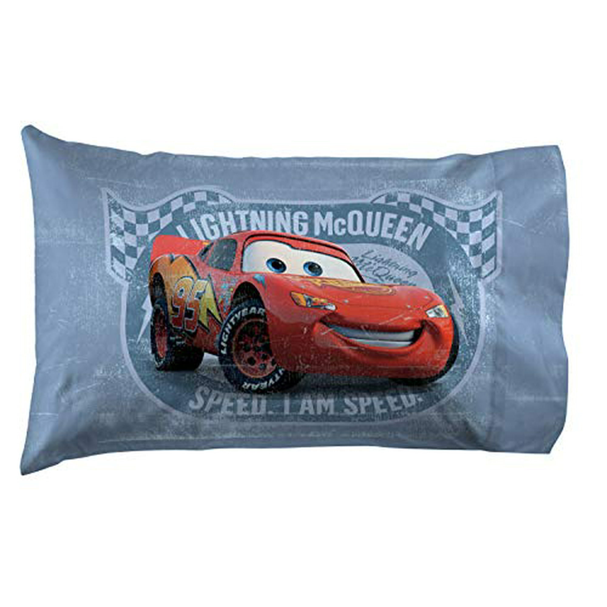 Disney Pixar Cars Tune Up Blue Gray 3 Piece Twin Sheet Set w