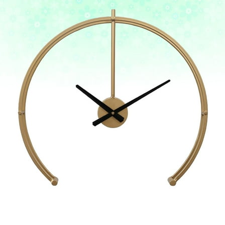 HEMOTON  Ornate Pendulum Large Office Wall Clock Decorative Fashion