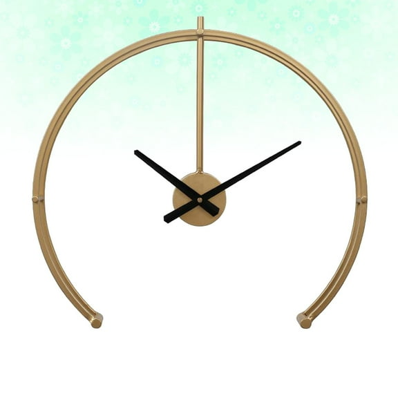 HEMOTON  Ornate Pendulum Large Office Wall Clock Decorative Fashion