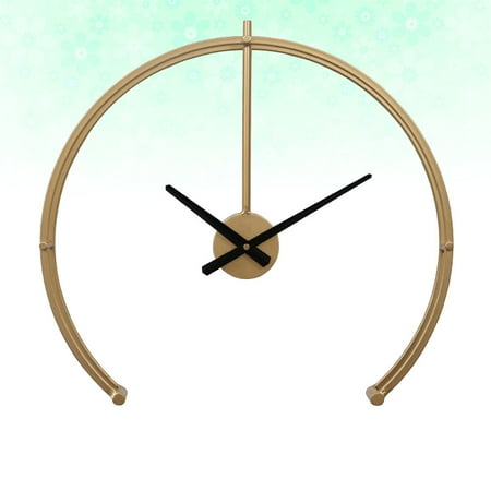 HEMOTON Ornate Pendulum Large Office Wall Clock Decorative Fashion