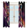 thumbnail image 3 of Funny Astronauts Blackout Curtains for Bedroom Curtains Insulated Room Darkening Window Drapes for Living Room, 3 of 7