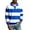 Blue, variant on New Striped Graphic Polo Shirts For Men Fashion Spring Long Sleeve 3D Printed Golf Polo Shirts Casual Oversized Business Tops Comfortable Streetwear Blue M
