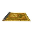 thumbnail image 2 of Ahgly Company Indoor Square Abstract Yellow Modern Area Rugs, 8' Square, 2 of 4