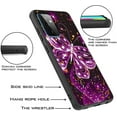 thumbnail image 4 of For Apple iPhone 13 Pro (6.1") Stylish Designed Glitter Bling Hybrid PC TPU Rubber Silicone Shock-Absorption Hard Phone Case Cover by Xpression [Black Marble], 4 of 8
