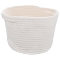 thumbnail image 7 of Woven Basket with Handles Cotton Rope Storage Basket Bedroom Woven Storage Basket, 7 of 7