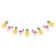 thumbnail image 2 of Fieltro Hawaiano Flamingo Bunting Banner Decoración, 2 of 8