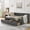 Gray, variant on Oufan Full Size Mid Century Daybed w/ 2 Drawers, Linen Tufted Sofa Bed Frame w/ Copper Nail, Button on Back & Wood Strong Supports for Guest Room