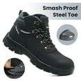 thumbnail image 3 of Sogetch Steel Toe Boots Men Women Lightweight Work Boots Puncture Proof Comfy Work Shoes, 3 of 7