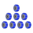 thumbnail image 1 of 8 Pcs Roue d'Imprimante 3D avec Roulement Linéaire 625RS, Roue à Poulie en Plastique pour Imprimante 18D, Bleu, 1 of 5