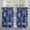 Dark Blue White, variant on Fall Maple Leaves Kitchen Curtains 54 Inches Long, Autumn Fallen Botanical Leaves Rod Pocket Window Curtains Panels for Bedroom/Bathroom/Nursery, Light Filtering Treatment Curtains Drapes 42"x54"