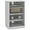 White, variant on HOMCOM 5-Tier Media Stand Cabinet with 3-Level Adjustable Shelves White