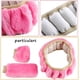 thumbnail image 2 of Funda de volante de felpa rosa de invierno, juego de 3 fundas esponjosas para todo tipo de volantes., 2 of 5