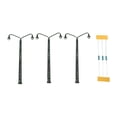 thumbnail image 1 of 3Pcs 12-16V Model Railway Lights Lattice Mast Led Light Track Tt Model Building Layout Tt Lamp Model, 1 of 9