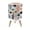 Color 3, variant on Small Trash Can with Lid Boho earthy Fish Seaweed Coral Shell ocean Marine life 1.8 Gallon Dog Proof Trash Can Round Garbage Can Waste Bin Wastebasket for Bathroom Bedroom Living Room