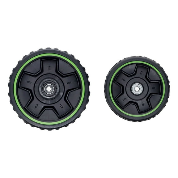 EGO (1) Front Wheel 2824429003 and (1) Rear Wheel 2824430001 for Self-Propelled Mowers LM2020SP and LM2100