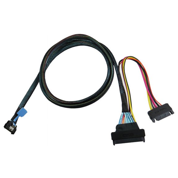 MCIO Gen 5 to U.2 (SFF-8639) Cable 100cm