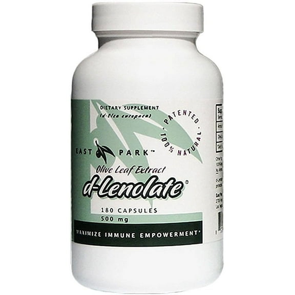East Park Research d-Lenolate Olive Leaf Extract - 180 Capsules