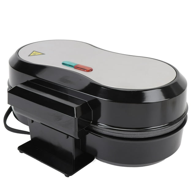 Mini Pancake Maker with Double Non Stick Plate, 850W Small Electric Grill for Burger Breakfast Lunch Snacks, Aluminum Heating Plate, Safe Touch Handle