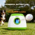 thumbnail image 5 of PawHut Automatic Dog Ball Launcher, Dog Ball Thrower with 26-80 FT Distance, 6 ETPU Balls, Remote Control, Green, 5 of 8