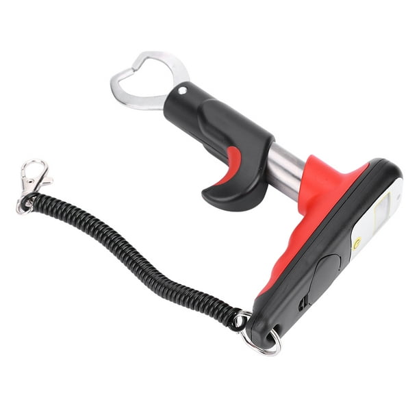 Keenso Fishing Lip Gripper, Stainless Steel Fish Lip Grip Grabber Grippers Holder With Led Digital Scale And Carry Bag