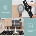 thumbnail image 6 of Black White Star Moon Pattern Kitchen Rugs Sets Of 3,Kitchen Runner Rugs Non Skid Washable,Decorative Kitchen Floor Mats for Kitchen,Sink,Laundry,17"x30"+ 17"x47" + 17"x59", 6 of 6