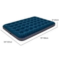 thumbnail image 3 of Avenli Double Air Mattress with CloudCoil Support | Inflatable Guest Bed for 2 Adults | Camping & Travel Air Mattress | Waterproof Flocked Top | Quick Inflate & Deflate | Puncture-Resistant PVC, 3 of 7