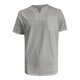 thumbnail image 4 of pstuiky camisetas para hombre, Camisa informal de verano para hombre, de manga corta, color liso, con cuello en V y bolsillo camisas casuales para hombre xl, 4 of 5
