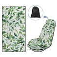 thumbnail image 5 of KUIFORTI Car Seat Covers for Trucks/SUVs/Sedans/Vans - Green Leaf Car Accessories for Women- Heavy-Duty Microfiber Seat Protector & Gym Towel (Running, Yoga, Beach Towel), 5 of 8