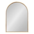 thumbnail image 2 of Kate and Laurel Valenti Modern Arched Wall Mirror, 23.5 x 31.5, Natural, Transitional Mirror for Wall Decor, 2 of 7